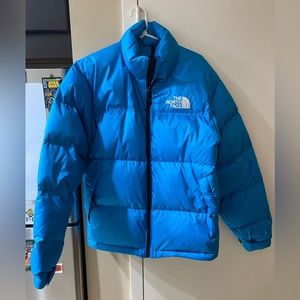 The North Face Acoustic Blue 1996 Retro Nuptse 700 Down Puffer Jacket